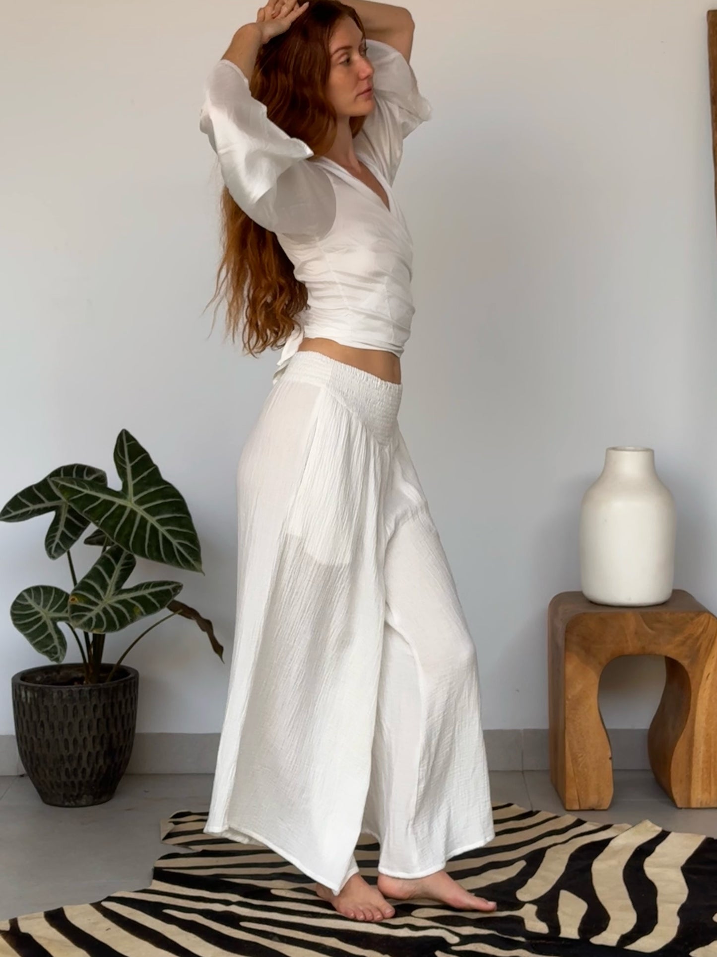 The Oracle Wrap Top