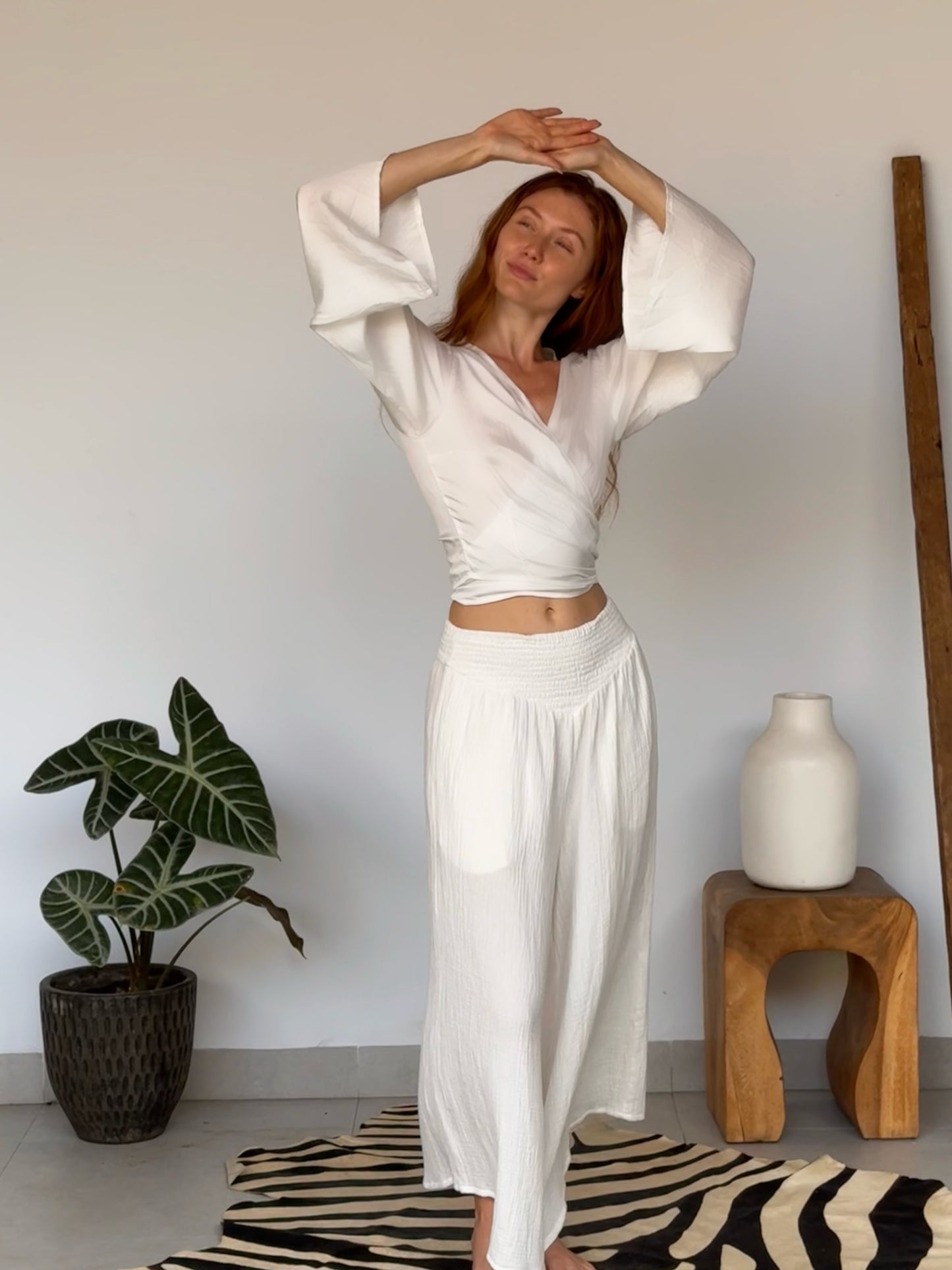 The Oracle Wrap Top