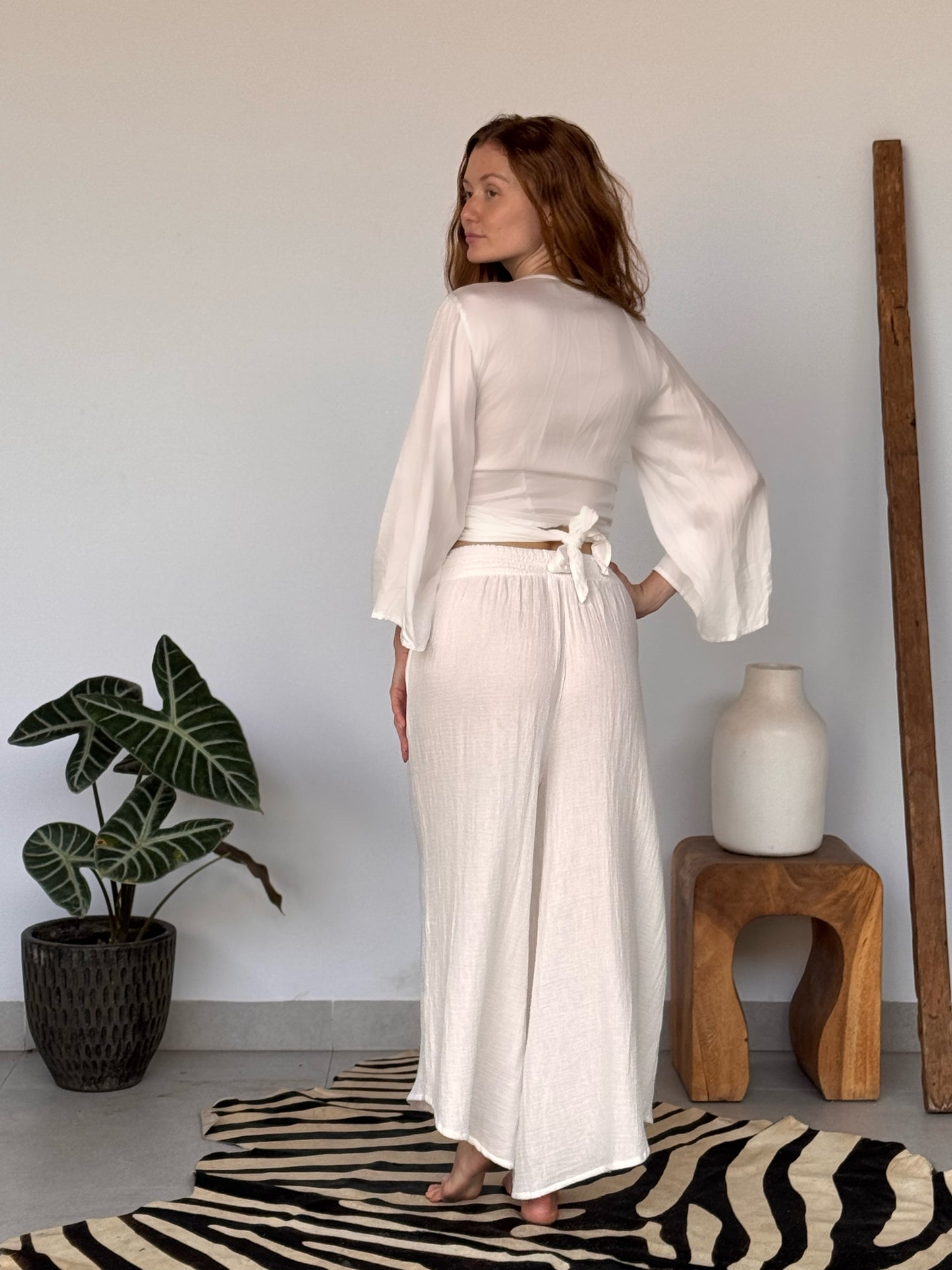 The Oracle Wrap Top