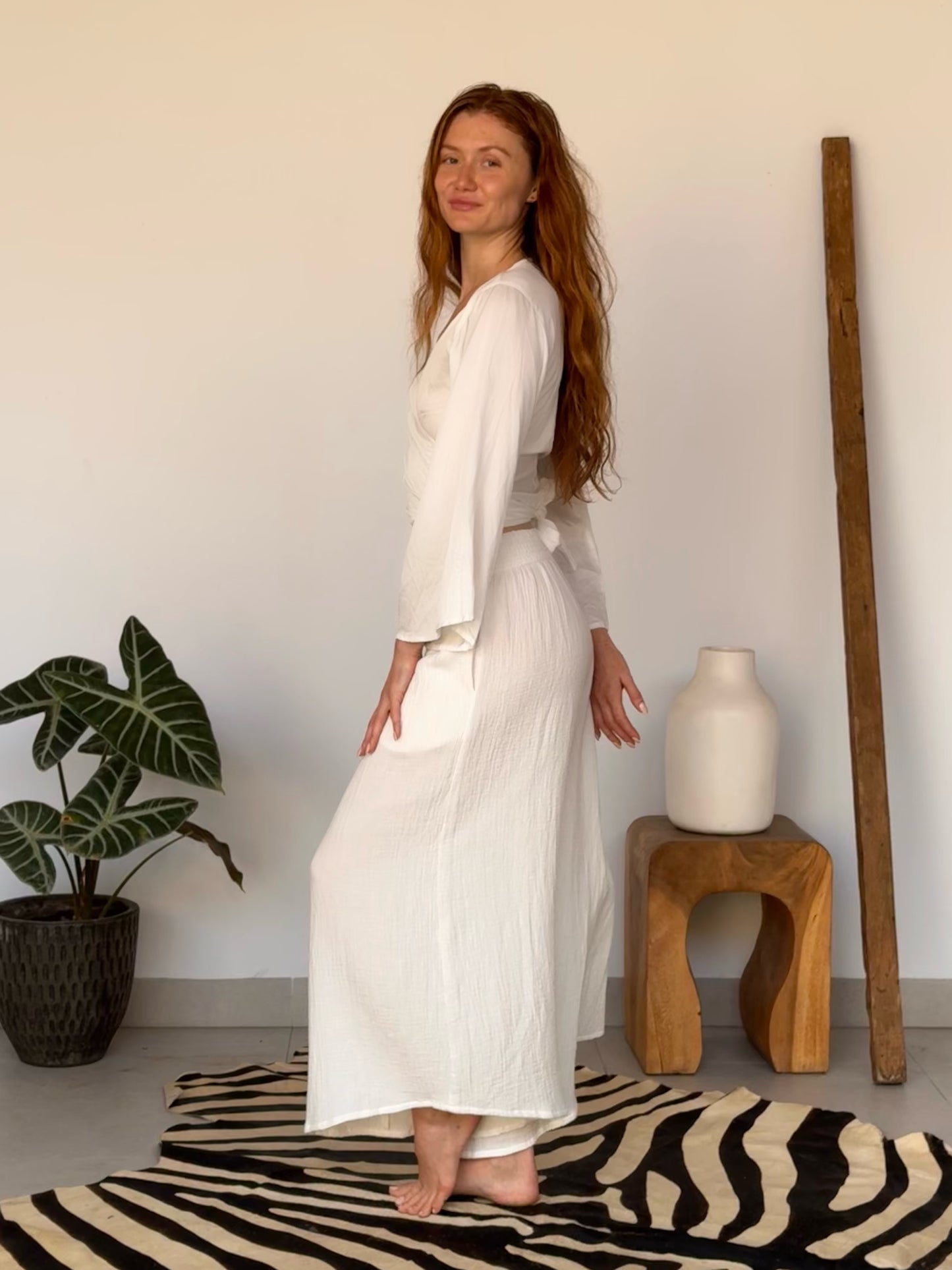 The Oracle Wrap Top