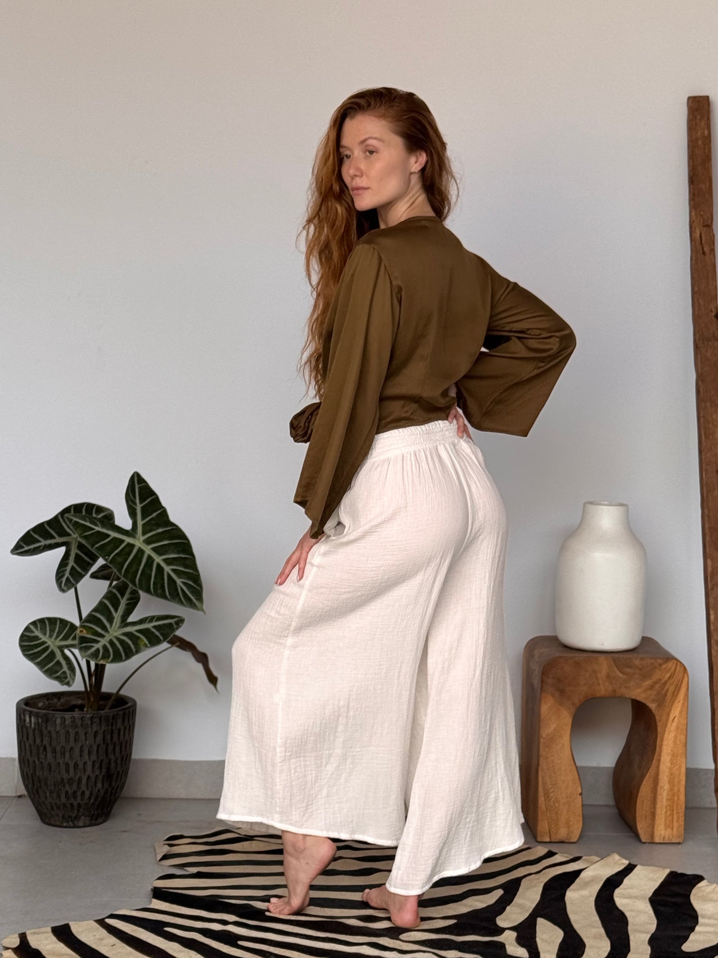 The Oracle Wrap Top