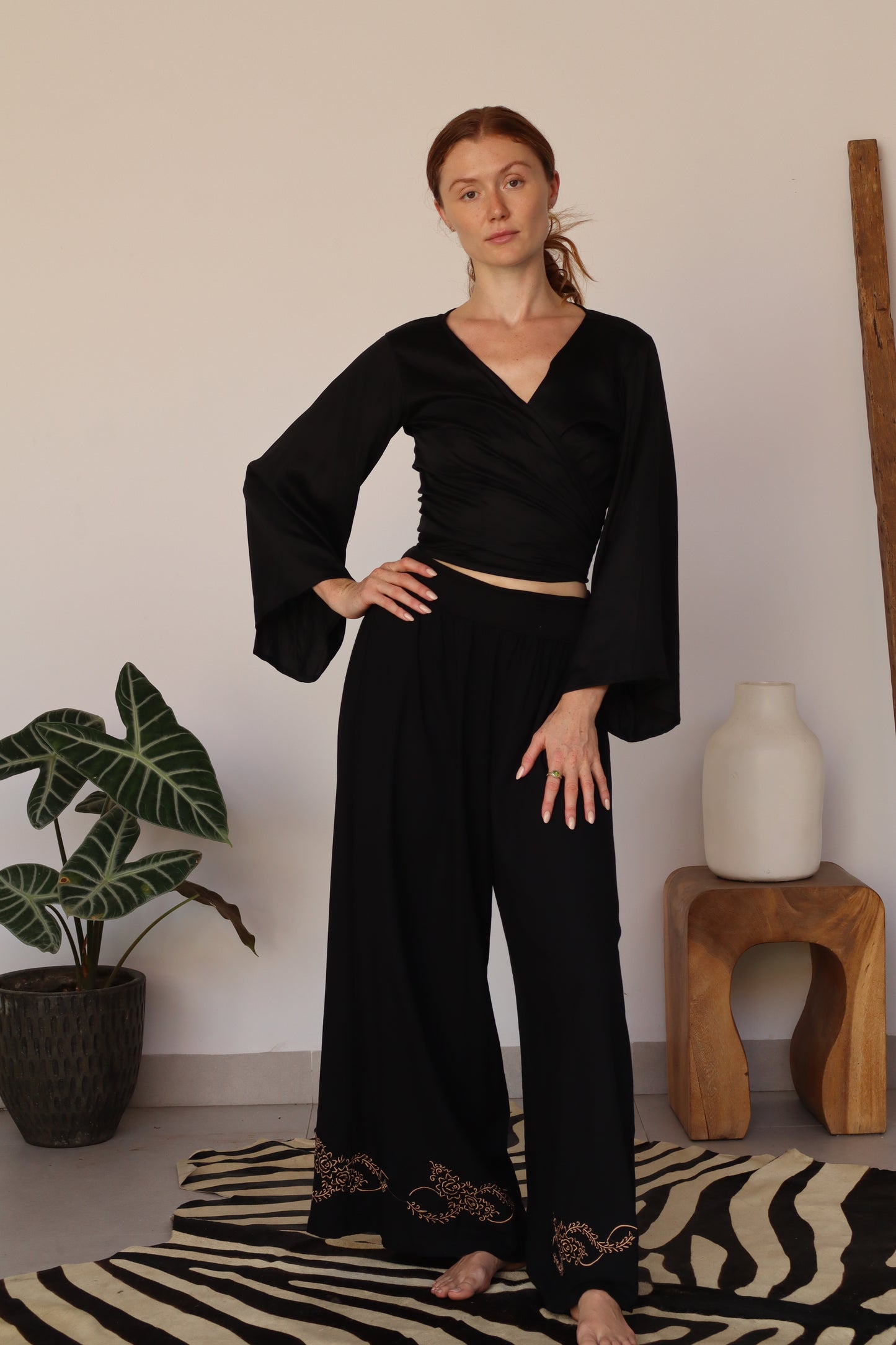 The Oracle Wrap Top