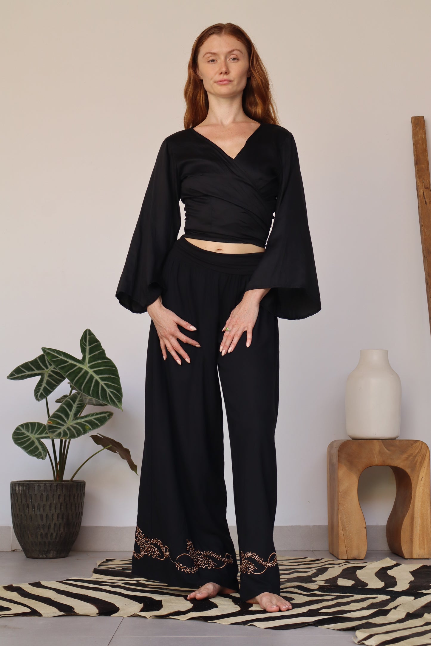 The Oracle Wrap Top