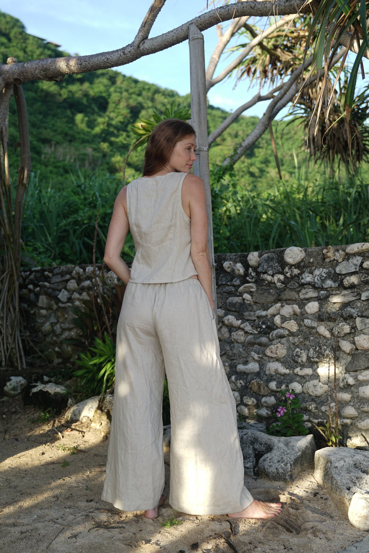 The Terra Linen Vest