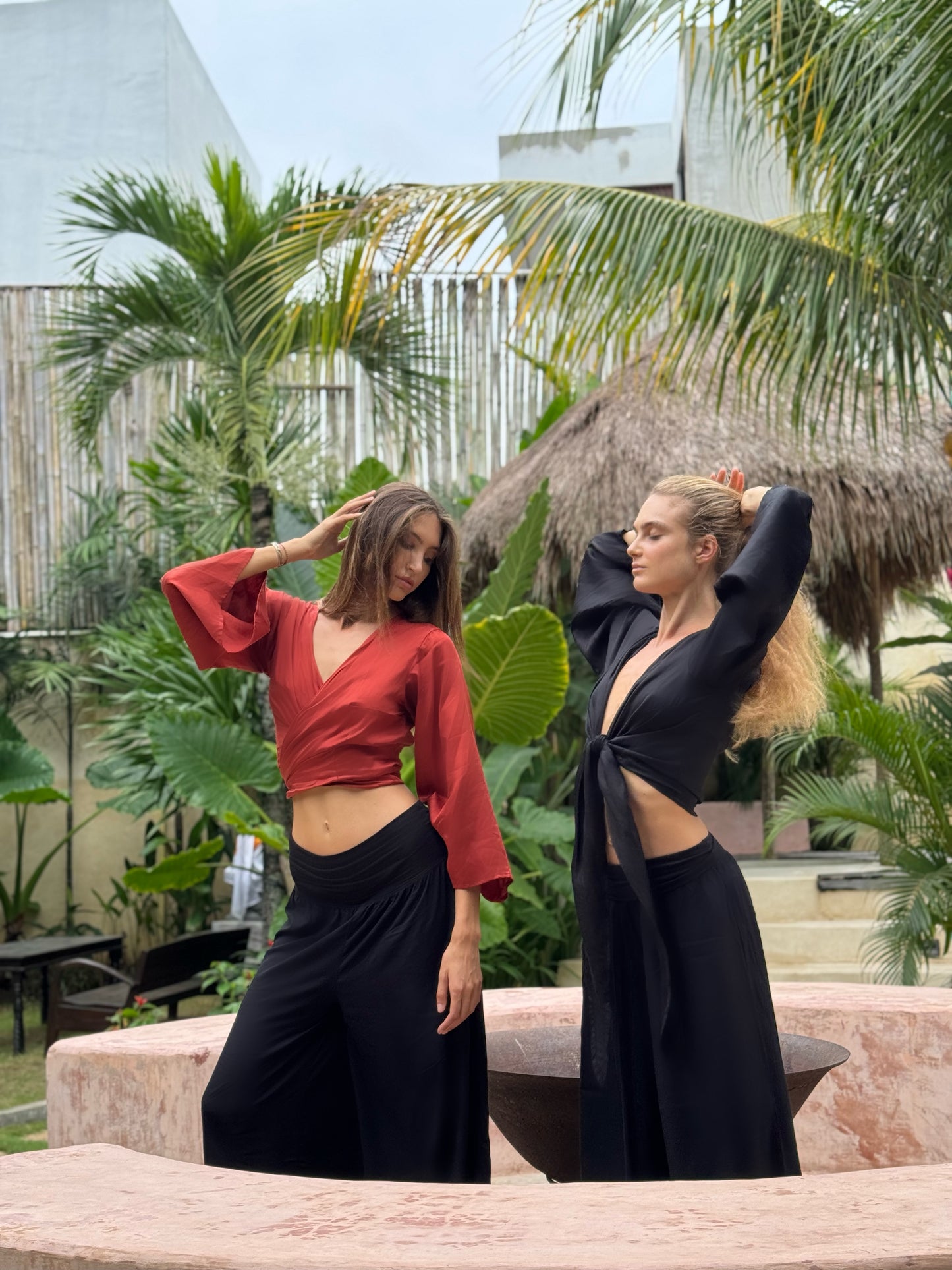 The Oracle Wrap Top