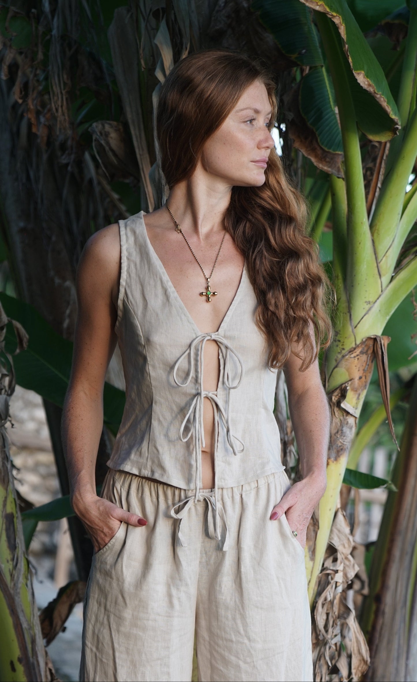 The Terra Linen Vest